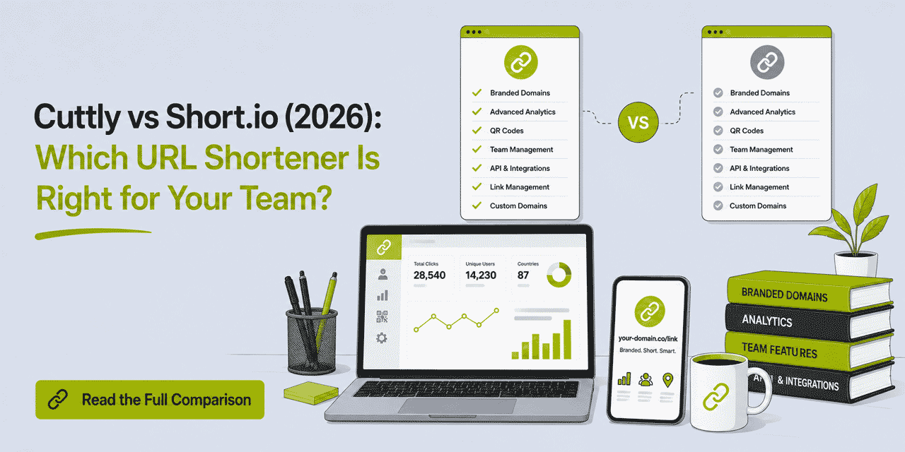 Cuttly vs Short.io (2026): Which URL Shortener Is Right for Your Team?