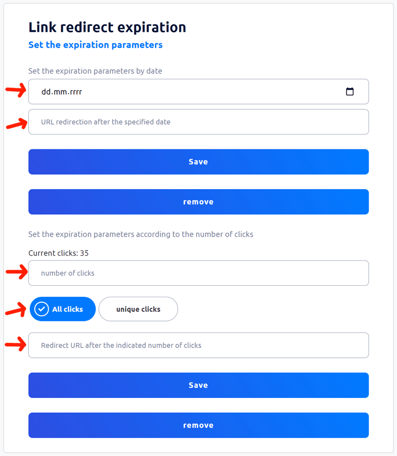 Cuttly - url shortener - change short link alias