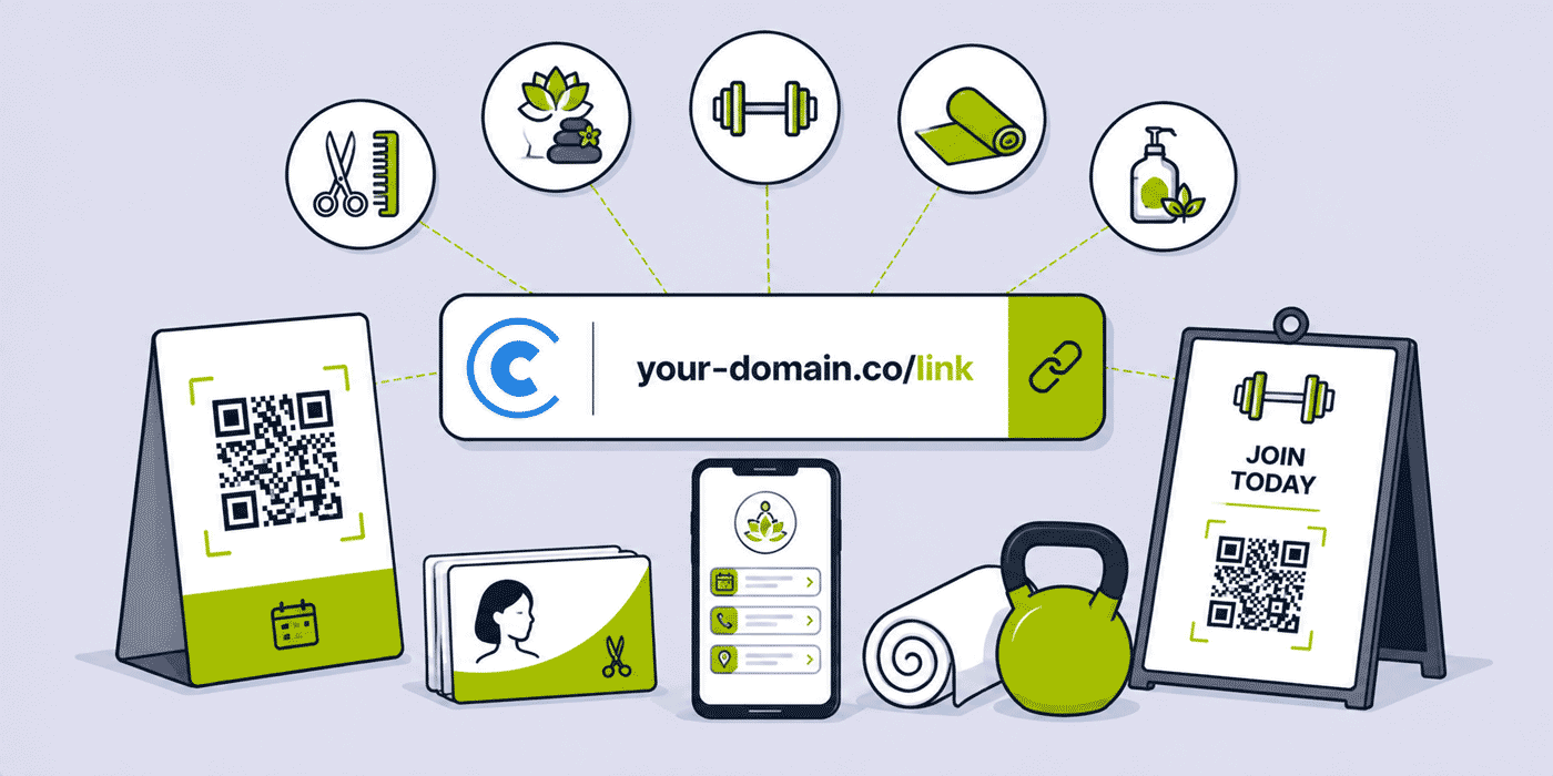 URL Shortener for Beauty & Fitness — Guides for Salons, Gyms, Studios and Wellness Businesses