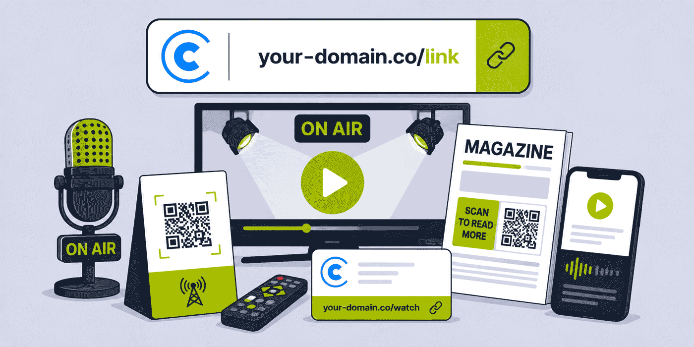 URL Shortener for Media & Broadcasting — Guides for Radio, TV, Streaming and Print